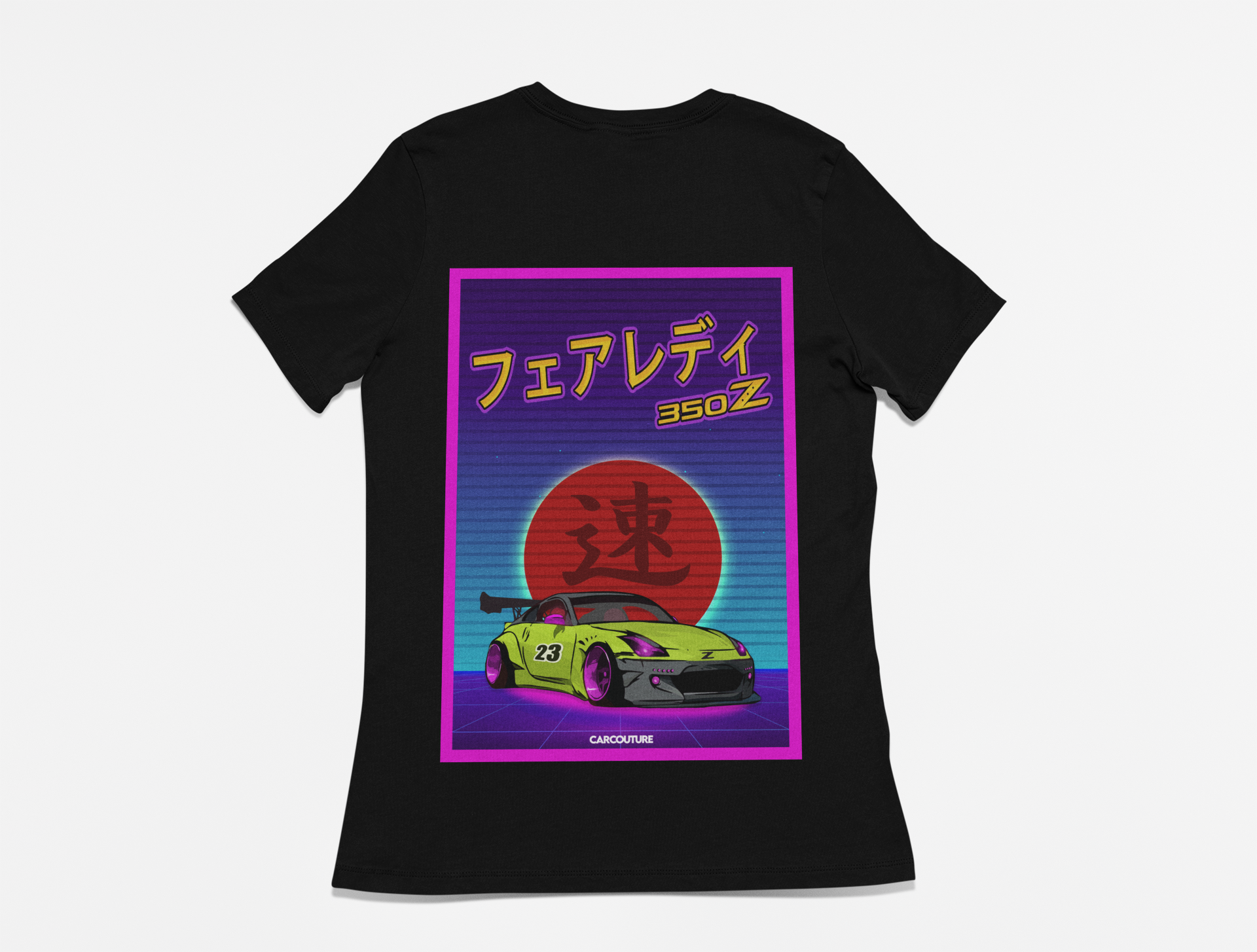 350Z Neon Print Ladies T-Shirt