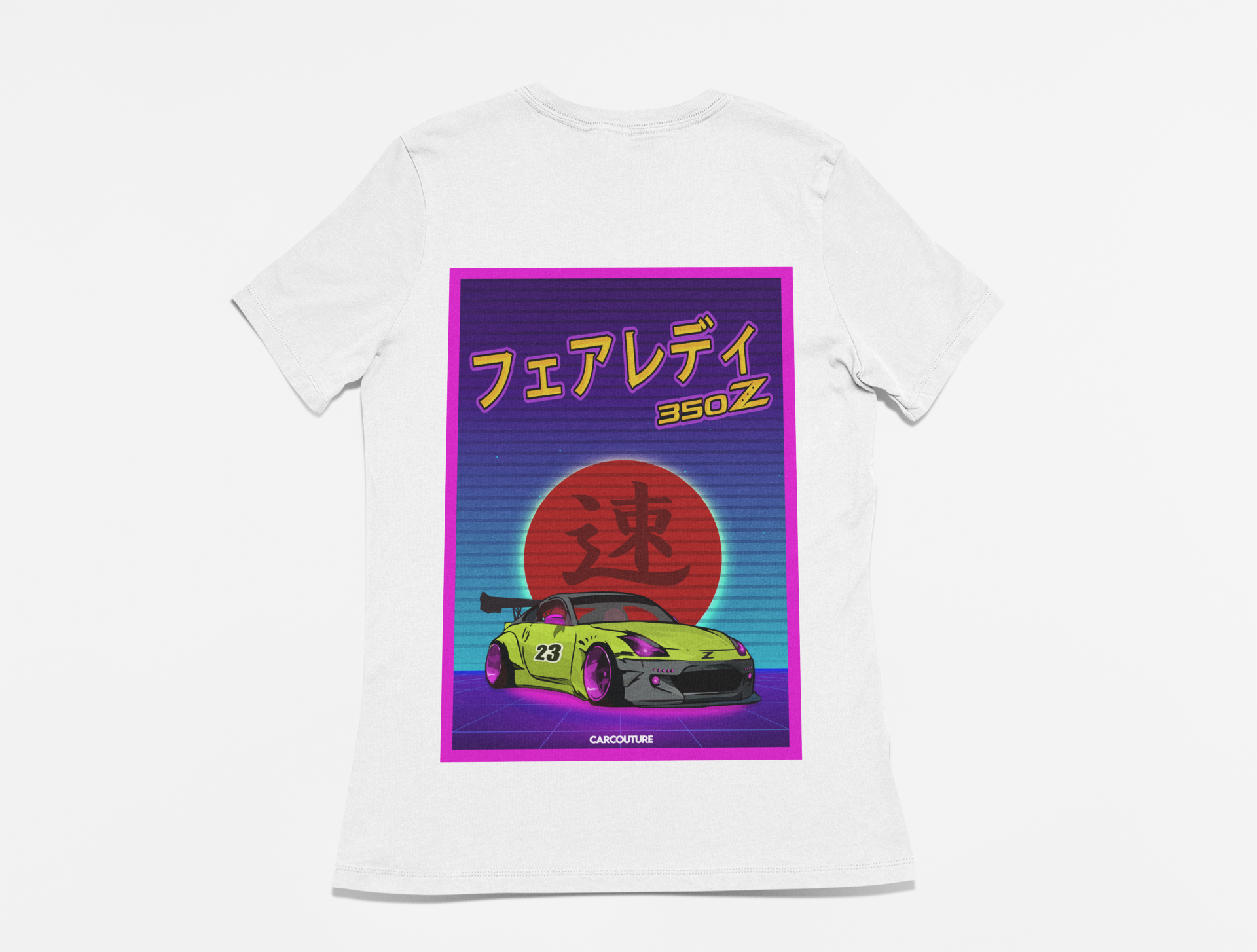 350Z Neon Print Ladies T-Shirt