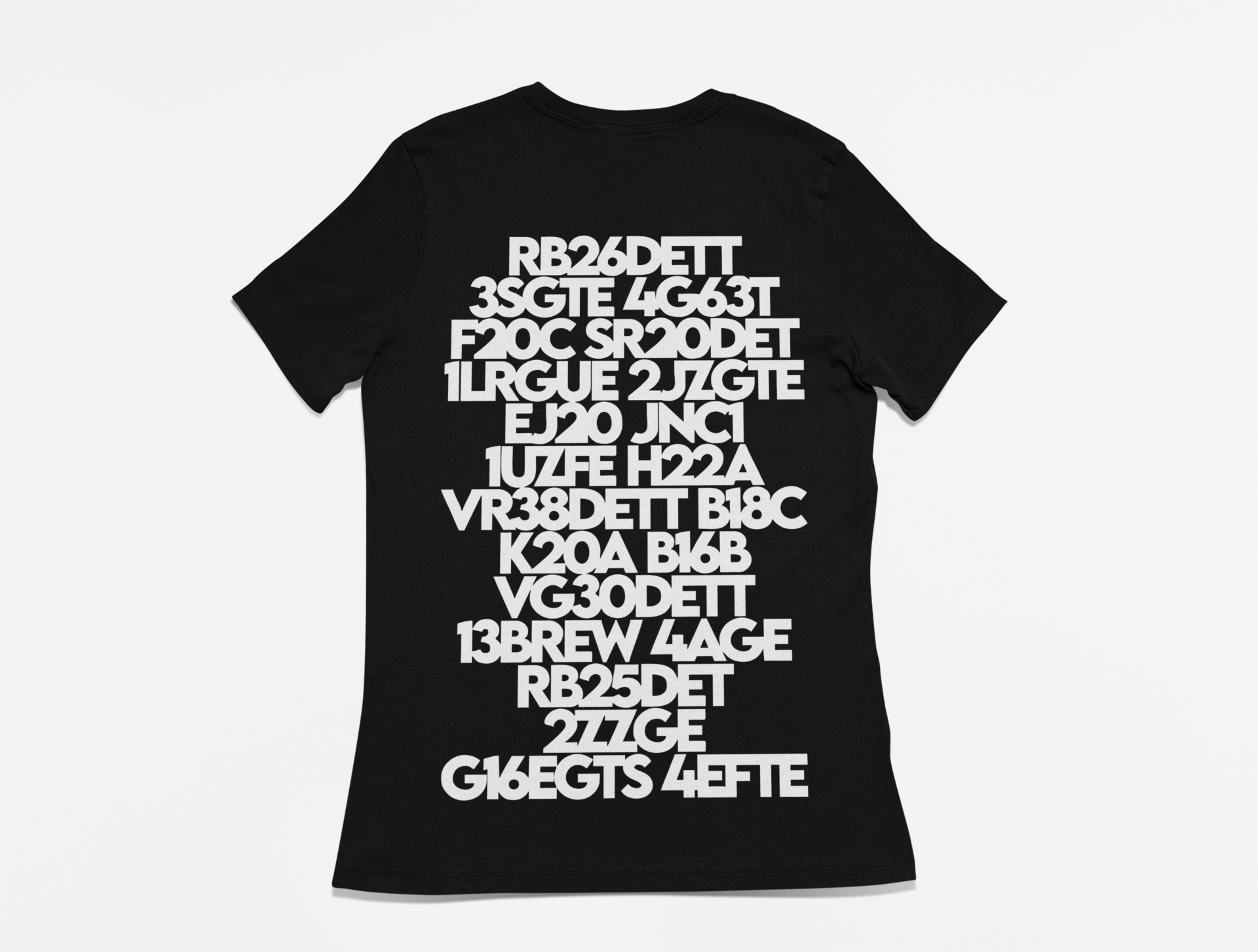 Engine Codes Ladies T-Shirt