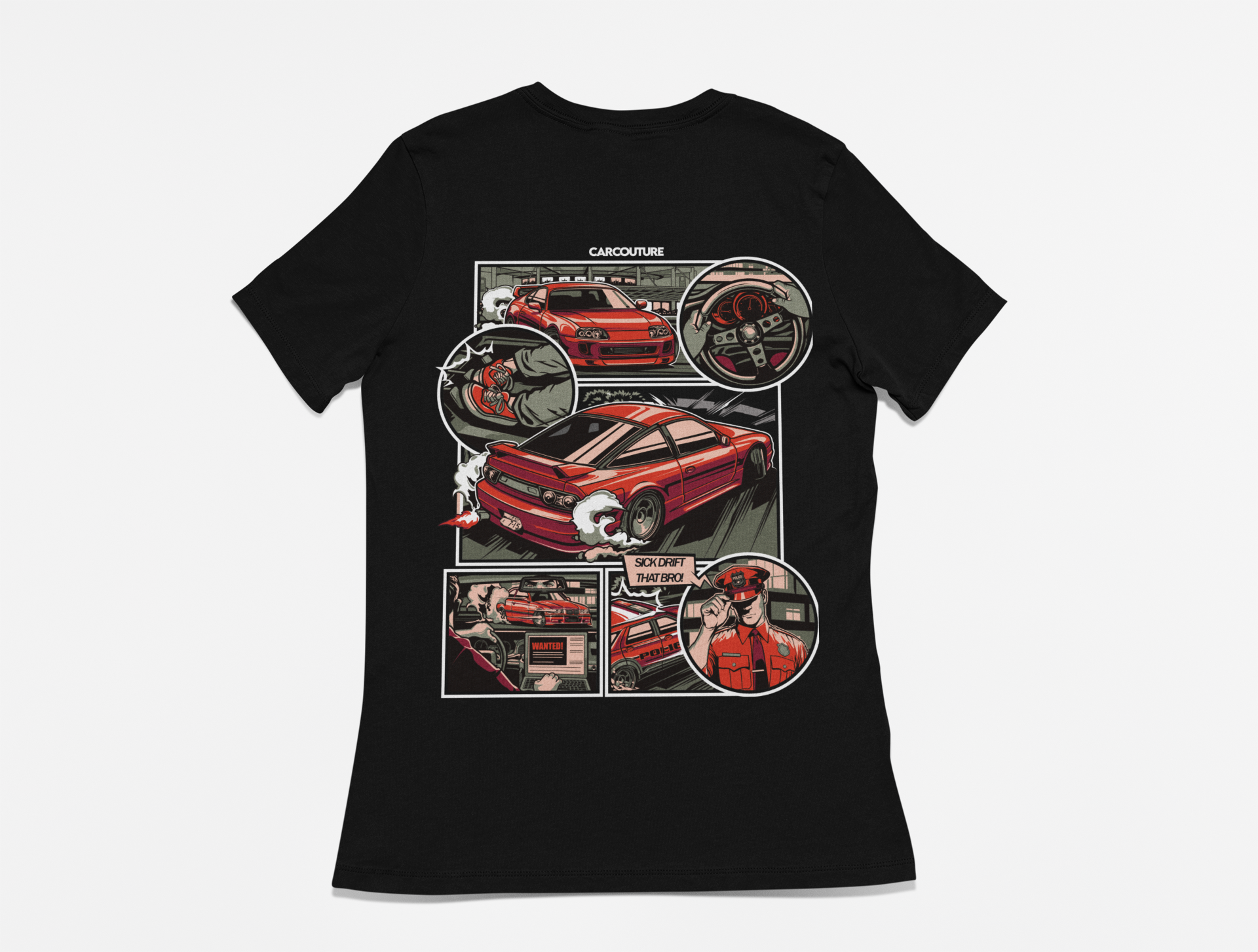 Sick Drift Bro Ladies T-Shirt