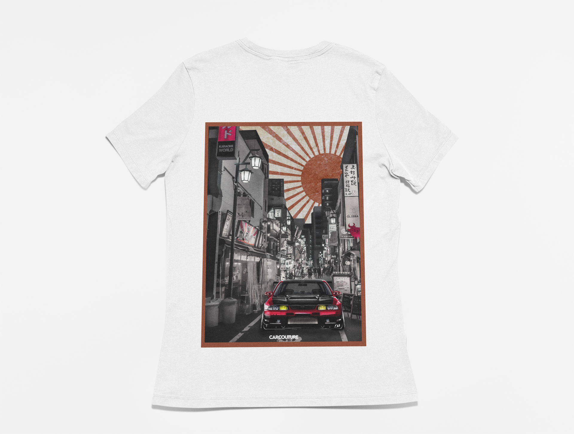 Skyline Artwork Print Ladies T-Shirt