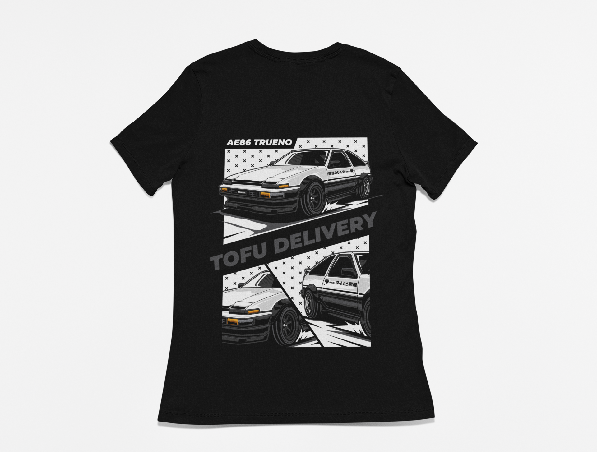AE86 Tofu Delivery Ladies T-Shirt