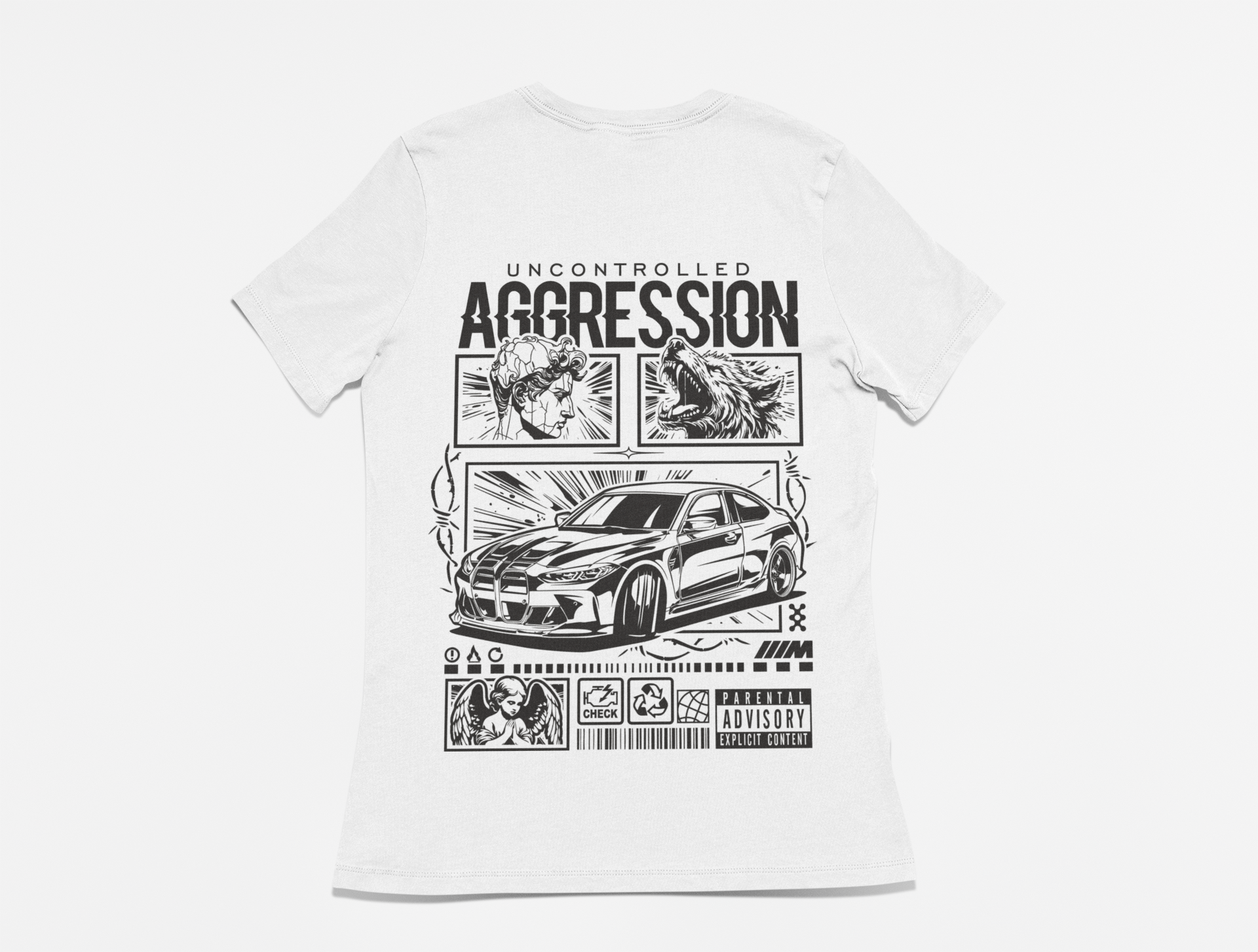 Uncontrolled Aggresison Ladies T-Shirt