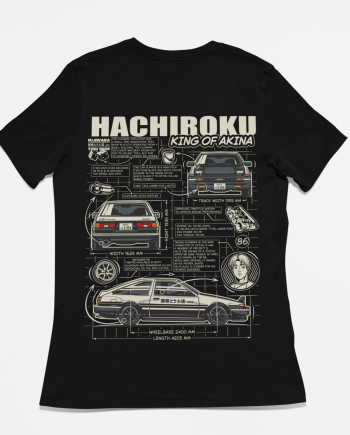 AE86 - Initial D Ladies T-Shirt